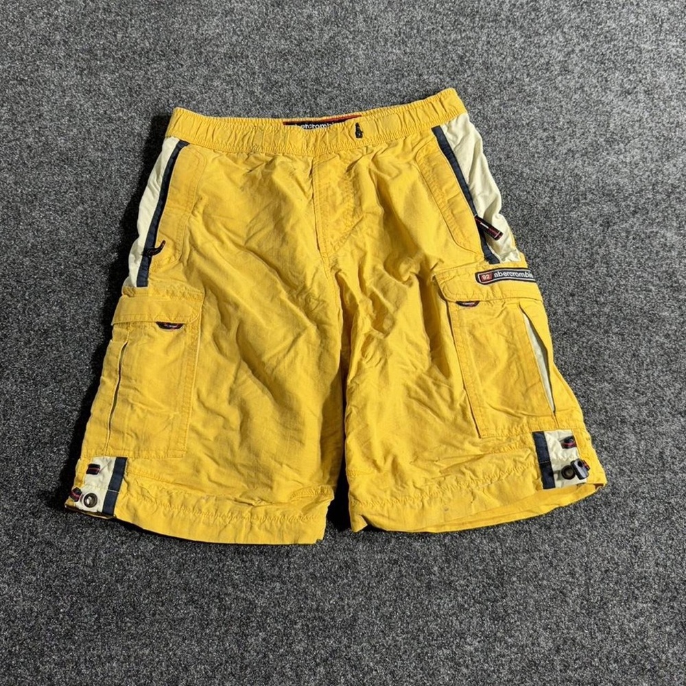 Abercrombie & Fitch Men's Yellow Shorts
